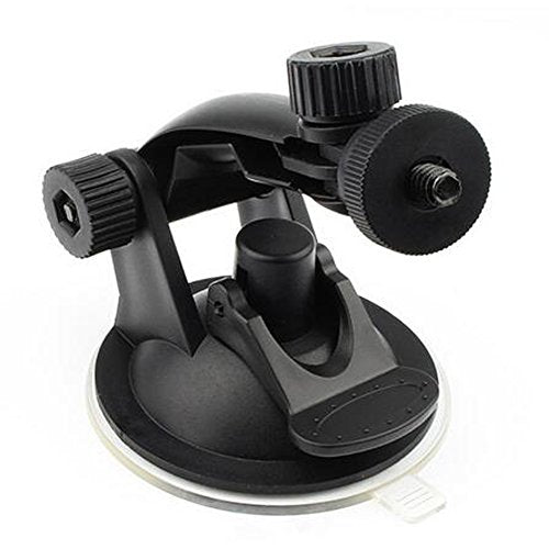 Action Camera Car Suction Cup Mount+ Tripod Adapter for GOPRO Hero 6/5/5 Session/4 Session/4/3+/3/2/1, and Other Action Camera