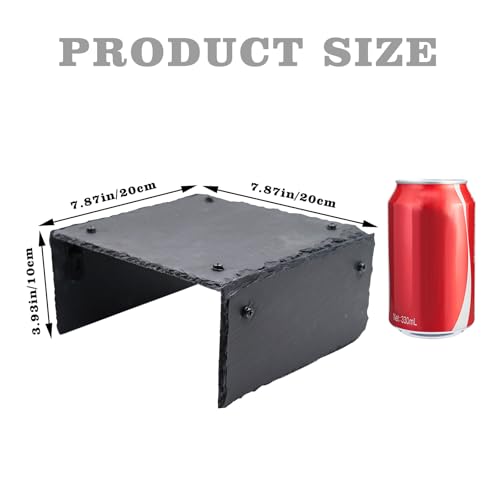 Bearded Dragon Tank Accessories, Slate Rocks for Reptiles, Bearded Dragon Basking Platform, Habitat Hide for Bearded Dragons, Tortoise, Gecko, Snake and Other Reptile & Amphibian