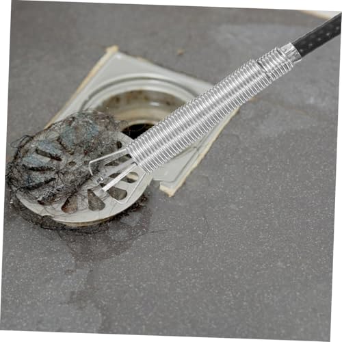Spring Dredging Tool Fast Blockage Removal Versatile Materials Household Use Easy to Operate Drain Cleaning Brush Pressure-type Cleaning Hook Kitchen Bathroom Restaurant