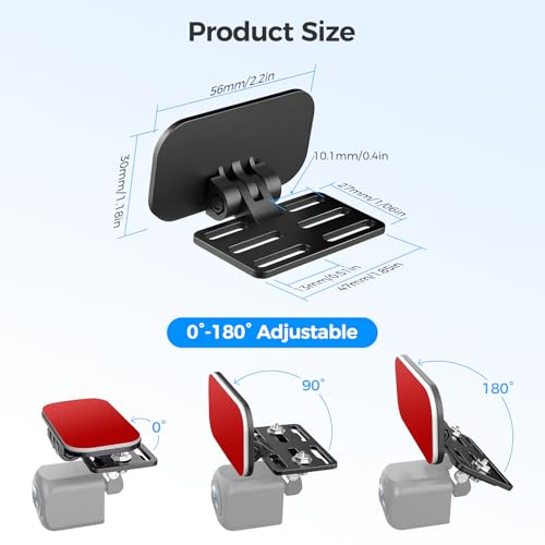 AZDOME Rear Camera Holder Rear Window Bracket for Dash Cam