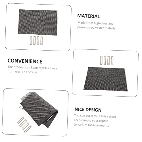 Toddmomy Climbing Pet Habitat Mat Reptile Bedding for Turtles Snakes Lizards Moisturizing Function
