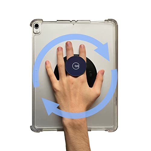 G-Hold® - Comfort Tablet Holder Works with Any Tablet, Tablet case, e-Reader, iPad - Universal, Ergonomic, Rotating, Folds Flat and Adjustable (Navy) - color: Navy
