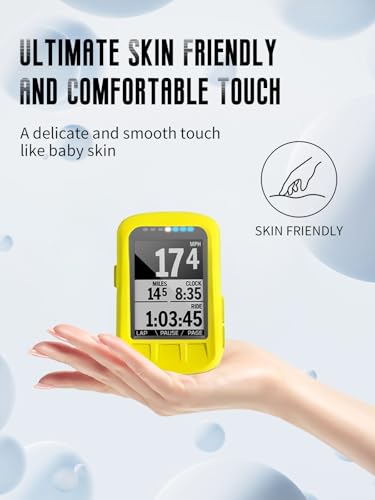 Case for Wahoo ELEMNT Bolt V1 GPS Cycling/Bike Computer (Yellow) - color: Yellow
