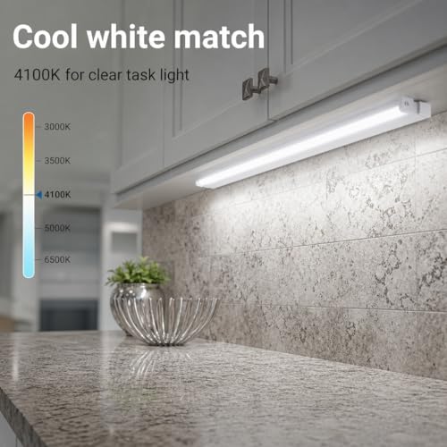 Circle F8T5 Fluorescent Light Bulbs - 12 inches Under Cabinet Bulb - Cool White 4100k 8 Watt Tube Bulb - Pack of 6 - color: 4100, size: 6 Count (Pack of 1)