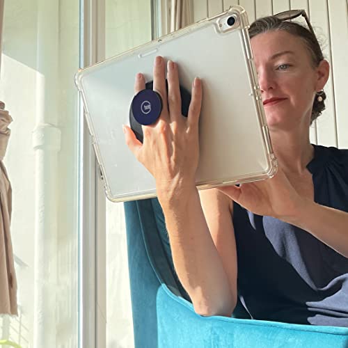 G-Hold® - Comfort Tablet Holder Works with Any Tablet, Tablet case, e-Reader, iPad - Universal, Ergonomic, Rotating, Folds Flat and Adjustable (Navy) - color: Navy