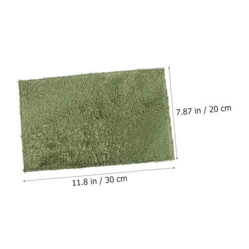 Moss Carpet for Reptiles Absorbent and Breathable Fake Lawn Cushion Tortoise Bedding for Terrarium Moisture Retaining Mat for Lizard and Amphibian Habitats