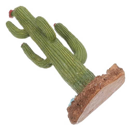 VALICLUD Artificial Cactus for Terrarium, Fake Plants for Reptile Habitat Decor, Desert Style Plastic Reptile Tank Accessories for Bearded Dragon, Turtle, Snake, Lizard