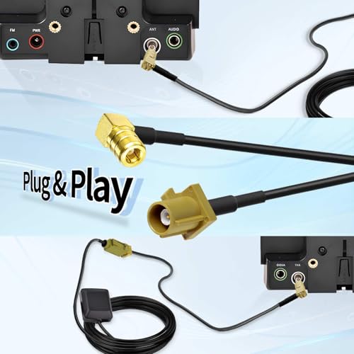 Satellite Radio Antenna Adapter Cable 15cm 6 inch Fakra K Male to SMB Female Right Angle Vehicle Stereo FM AM Radio Antenna Extension Cable for Sirius XM Car Radios Stereo Receiver Tuner