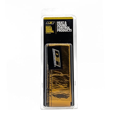 Design Engineering Heat Sheath Gold – 1-1/4" I.D. x 36" - size: 1-1/4" I.D. x 36"
