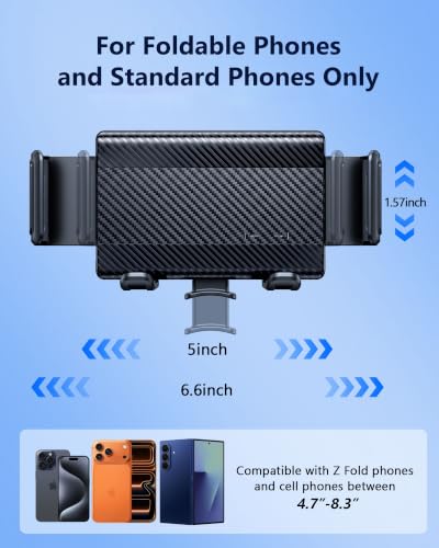 Z Fold 7 Car Mount, Car Vent Phone Holder for Foldable Phones