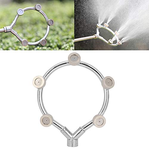 GLOGLOW Greenhouse Humidifier Nozzle Stainless Steel Fine Mist Spray for Propagation House Orchid Room Mushroom Grow Tent