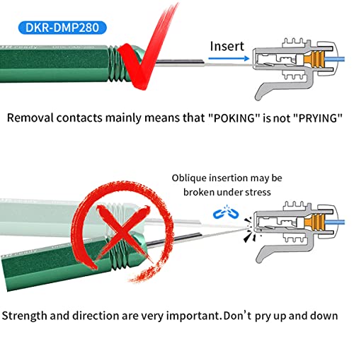 JRready ST5211 Pin Removal Tool KIT for Weather Pack Metri Pack Series Connector Harness terminals and Connector Crimp pin etc Electrical Connector, Tool KIT Include DRK 785084 Amp 1.5mm Removal Tool - size: 1.Delphi connector removal tool KIT ST5211