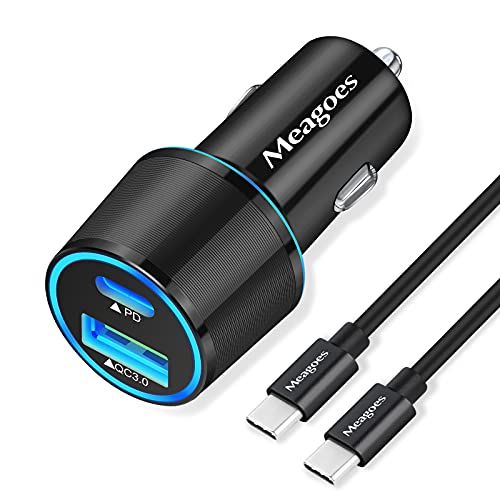 67.5W Car Charger USB C Super Fast Charging for iPhone 17/Samsung Android - color: Black, size: 3.3 ft