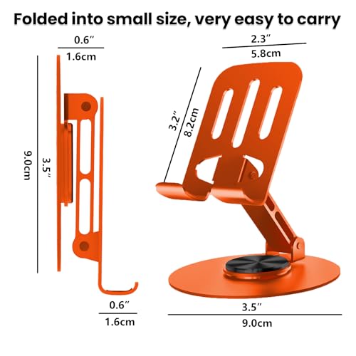 Universal Metal Cell Phone Stand, 20PCS Orange - color: 20PCS Orange