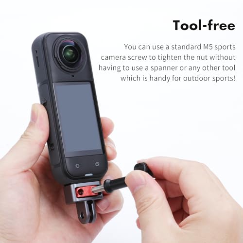 SEASKY AC01 1/4-20 Action Camera Mount Adapter for Gopro to Insta360 X6 X5