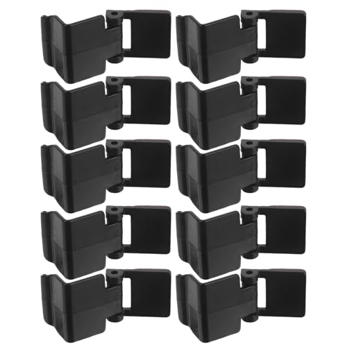 Levemolo 10pcs Aquarium Lid Clips: Aquarium Tank Locks - Plastic Fish Tank Lid Locking Clips for Glass Reptile Terrarium Enclosure Cover