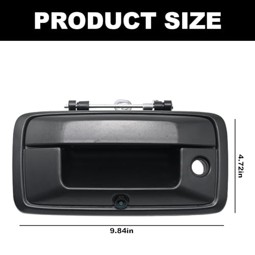 Tailgate Handle Backup Camera Rear View Camera Replacement for Silverado 2014-2018 Sierra 1500/2500HD/3500HD 2014-2018, Replacement for Canyon 2015-2018 with 26FT Extension Cable