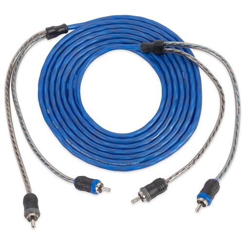 NVX® 6.56 ft (2 Meter) 2-Channel Car Audio RCA Audio Interconnect Cable - size: 2 Channel-7 ft.