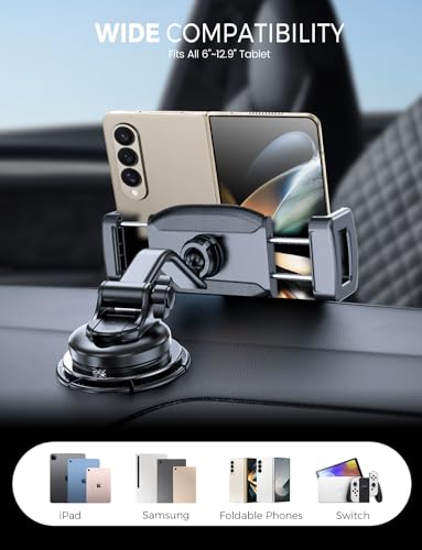 eSamcore Enlarge Tablet Clamp, 1.57” (40mm) Depth Mount Clips