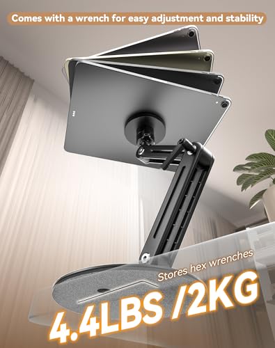 Jakeko Magnetic Portable Monitor Stand VESA Mount 75mm Travel 360° Swivel - size: Up to 18.5''