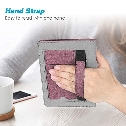 Fintie Stand Case for 6" Kindle Paperwhite 10th Gen 2018, Plum - color: Plum