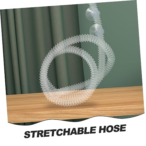 INOOMP Reptile Humidifier Extension Tube 16.33 in Flexible Hose with Suction Cups Humidifier Replacement Hose for Terrarium Vivarium Reptile Mister Accessories