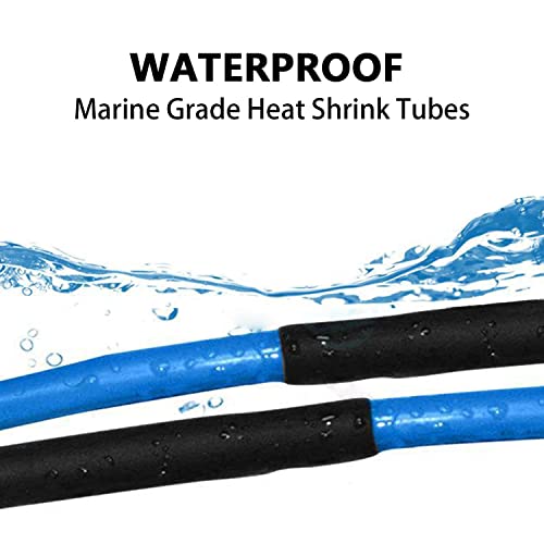 3:1 Marine Grade Dual Wall Heat Shrink Tubing Roll 1-1/2" 30ft Black - size: 1-1/2 inches(40 mm), style: 30 Feet