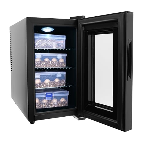 23L Reptile Incubator, 110V Portable Scientific Lab Incubator Cabinet Incubators Hatching Eggs Digital Cooling and Heating Incubator with Temperature can be Controlled at 50℉~104℉ for Small Reptiles