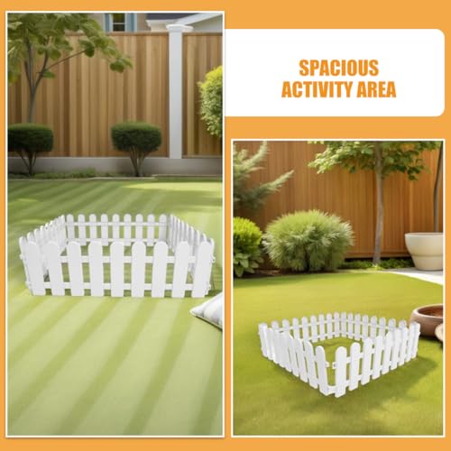 4pcs Plastic Tortoise Fence Outdoor Enclosure Panels 50cm Long X 20cm High Animal Barrier for Reptile Playpen and Small Animal Exercise in Garden