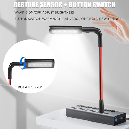 USB LED Light for Laptop Lamp, Gesture Sensing 3 Color USB Lights