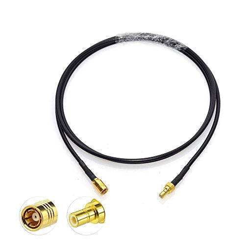 Eightwood Satellite Radio Antenna Adapter SMB Male to SMB Female Cable 3ft - size: 3 feet