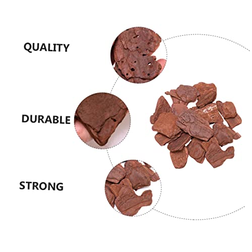 1pack Reptiles Box Pine Bark Landscaping Material Pack of Fine Polished Adornment for Terrarium Decor Safe for Reptiles Adds Natural Beauty to Habitat Present for Enthusiasts