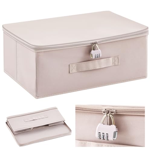 Briwooody Discreet Lockable Toy Bag,Light Purple,15 X 10 X 6.3 In - color: Light Purple, size: 15 x 10 x 6.3 Inch