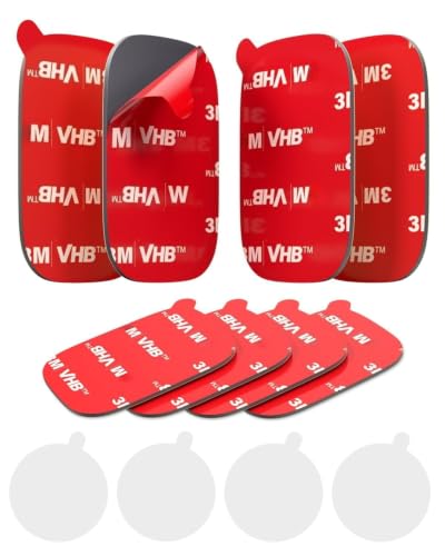 APPS2Car 8-Pack 3M VHB Double Sided Adhesive Pads - 1.48 x 2.04 Inches - size: 1.48 x 2.04 Inch Rectangle - 8 Pack - Double-Sided