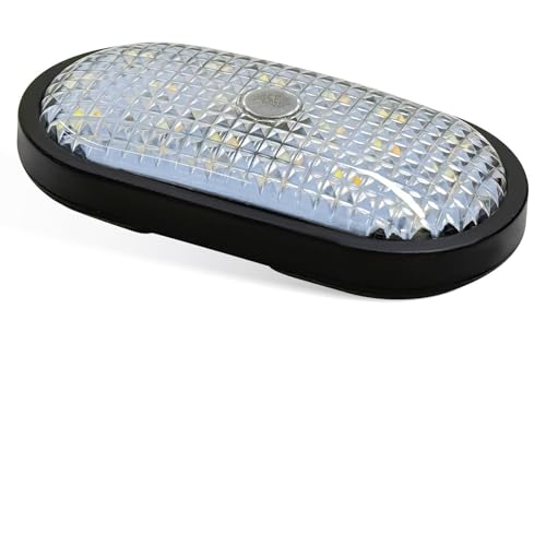 Car LED Dome Lights, 5V Wireless Bright Vehicle Roof Light Trunk Lamp with Cable, USB Rechargeable Lamp Battery Powered Ceiling Light for Most Vehicles, Car Accessories