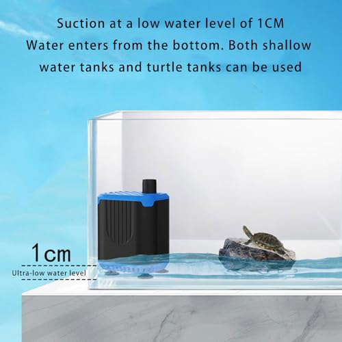 Aquariums Water with 4 Flows Submersed Design for Terrariums Turtles Tanks Circulations Aquariums - color: Tl2305d