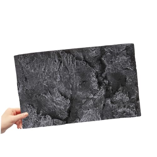 VOSAREA 3D Natural Background Reptile Tank Decoration Panel PVC Reptile Cage Decorative Panel