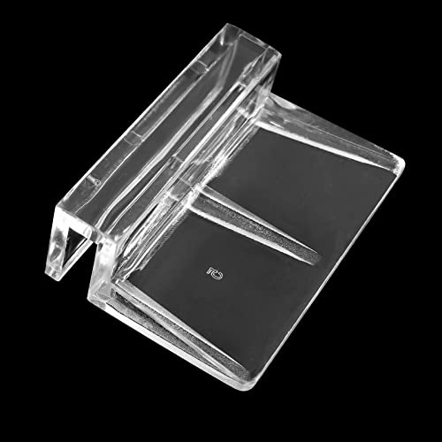 24 Pack Aquarium Lid Clips DIY Aquarium Lid Holder Clear Acrylic Fish Tank Support 5MM Aquarium Glass Holder(5MM) - size: 5MM