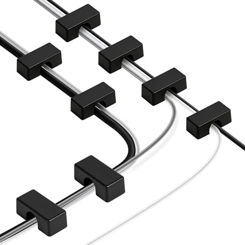 8 Pack Magnetic Cord Holder, Large Cable Clips, Strong Magnet Cable Holder