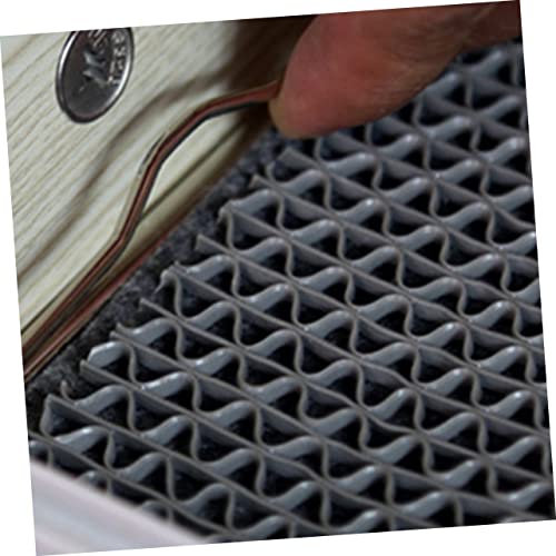 balacoo 1set Reptile Terrarium Liner Bedding Safe Reptile Cage Carpet for Lizard Tortoise Snake Breathable Washable Non-Adhesive Substrate Mat for Clean Habitat Grey - color: Light Grey