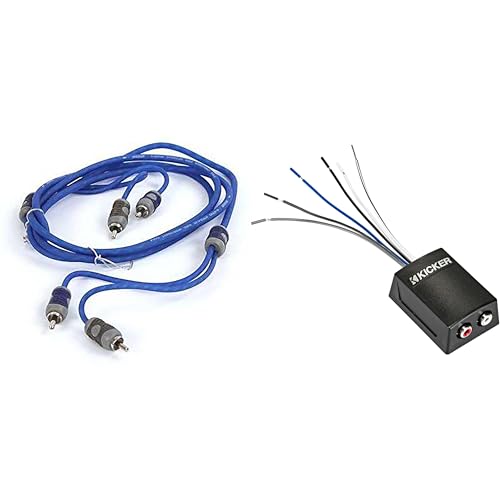 Kicker 46KISLOC2 Line-Output Converter 46KI22 2M Cable Bundle