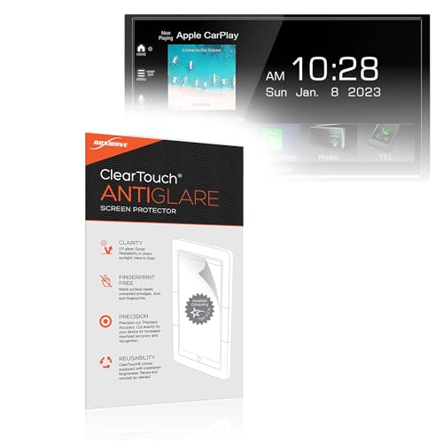 BoxWave Screen Protector Compatible with Kenwood DMX7709S - ClearTouch Anti-Glare (2-Pack), Anti-Fingerprint Matte Film Skin