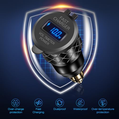 Din Hella Plug to USB Charger Adapter for 12V-24V BMW Triumph Tiger Ducati
