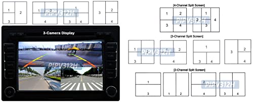 Compact 4-Channel HD/SD Multi-Viewer Split-Screen Video DVR for 1080p 720p AHD CVI TVI CVBS Cameras