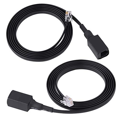 Microphone Extension Cable for 1.5M 6 Pin Removable Separation Handheld Mic Extension Cable Cord for Radio Talkie FT-7800R FT-8800R FT-7900R FT-8900R