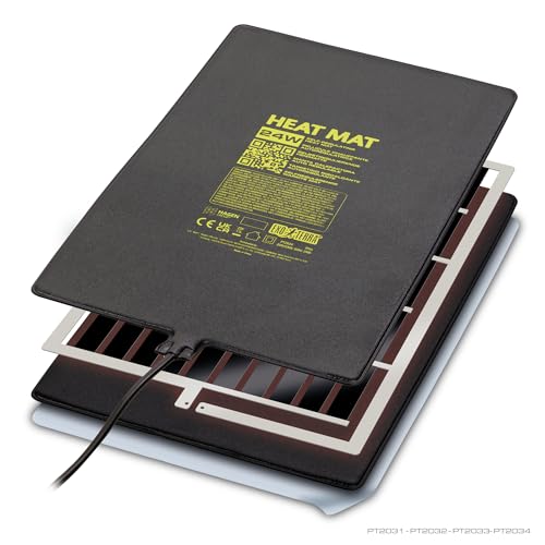 Exo Terra Heat Mat – Self-Regulating Reptile Heating Pad for Terrariums, Conductive Source for Reptiles & Amphibians, Fast Warm-Up, Safe & Energy Efficient, Even Distribution 16W