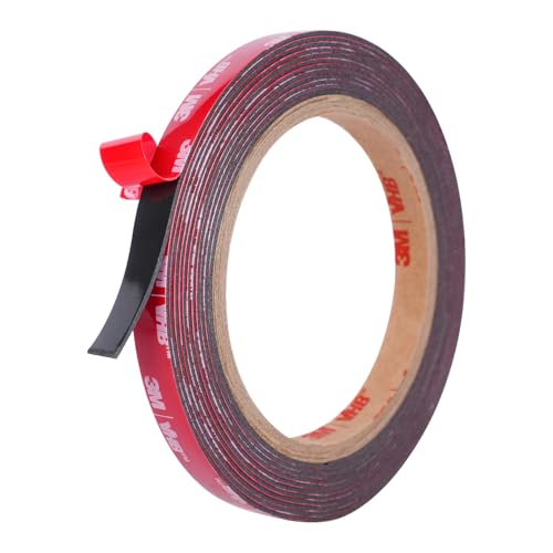 Double Sided Tape Heavy Duty, Waterproof Mounting Foam Tape, 9.9ft Length, 0.4in Width, High Temperature Resistant Adhesive Tape for Car, LED Strip Light, Office Decor, Uses VHB 5952 Raw Material - size: 0.4in x 9.9ft - 5952