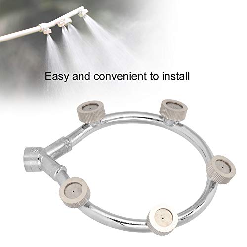 GLOGLOW Greenhouse Humidifier Nozzle Stainless Steel Fine Mist Spray for Propagation House Orchid Room Mushroom Grow Tent