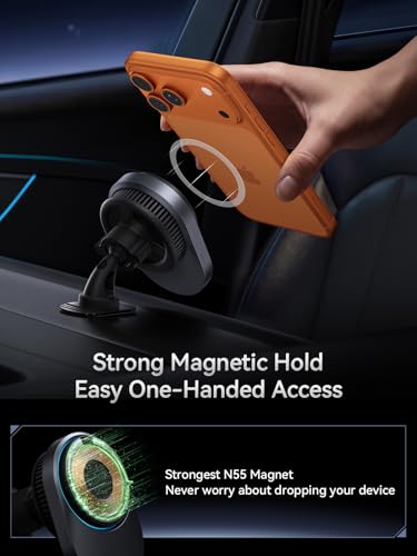 THREEKEY Magnetic Car Mount Charger Lite (Gray) - color: Gray