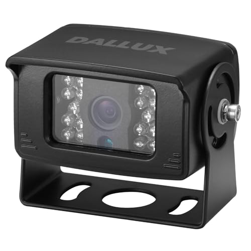 DALLUX Heavy Duty Vehicle Truck Bus Backup Camera System,Waterproof Night Vision Rear View Camera with 7 inch Monitor+66ft 4 PIN Camera Cable for Bus Truck Van Trailer RV Campers Motor Home(12V 24V) - color: DL002